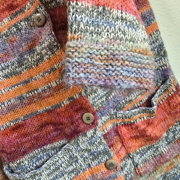 EUC Sundance Multicolored Striped Women's Sweater Small - Picture 8 of 9